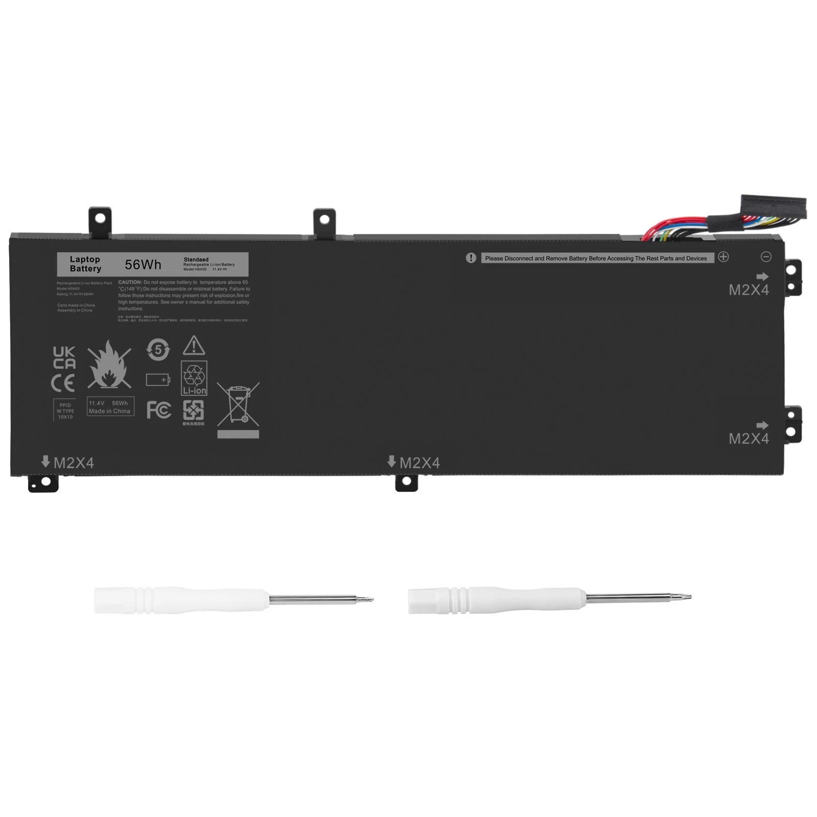 H5H20 Battery For Dell XPS 15 9550 9560 9570 7590 Precision 5510 5520 5530 5540