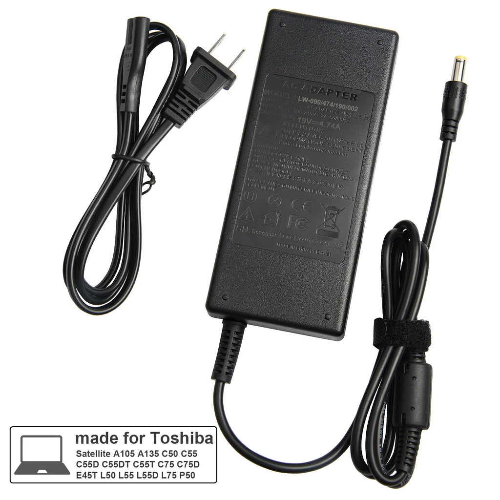 90W AC Adapter Charger Power Supply For Toshiba Satellite P840 P845 PA5035U-1ACA