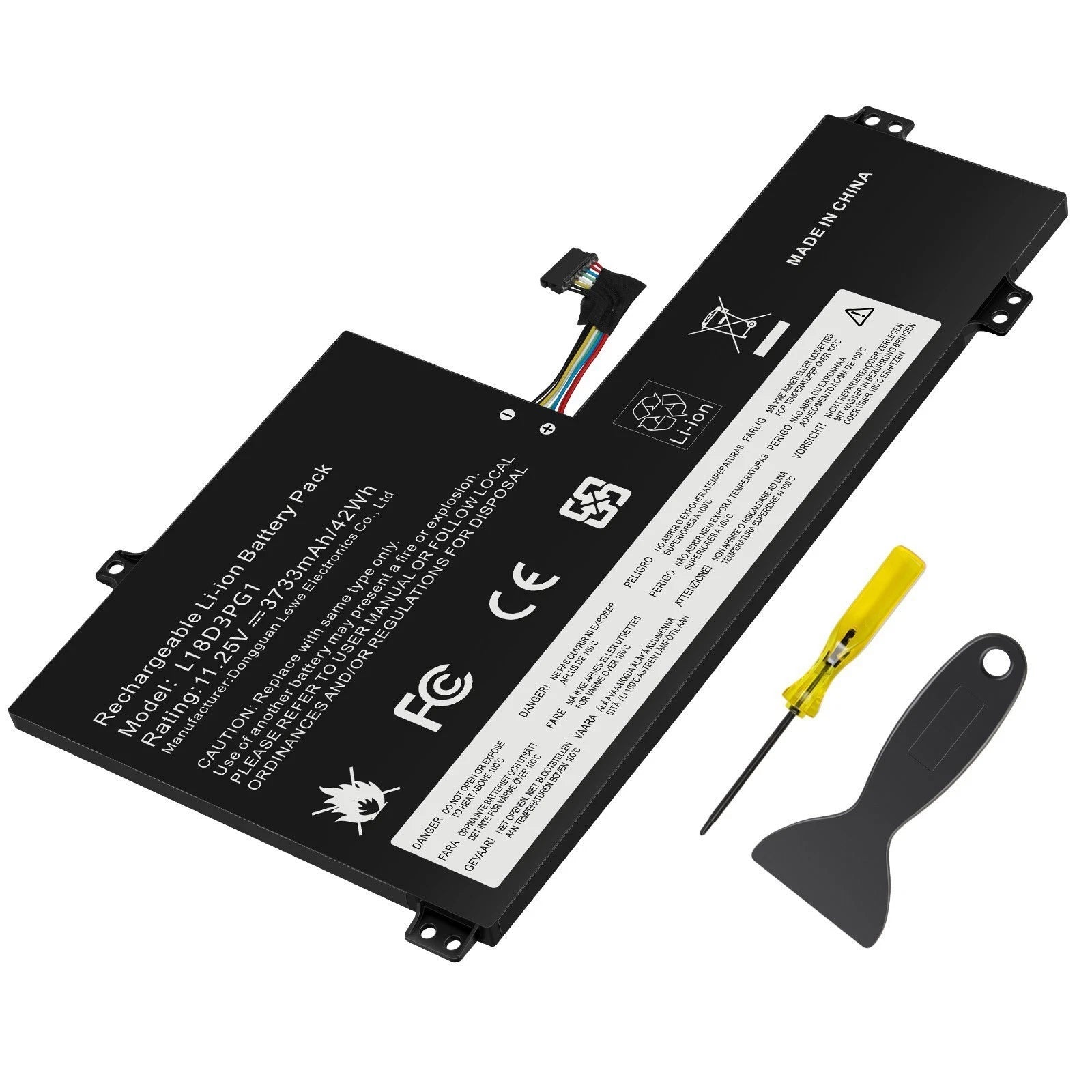 L18D3PG1 Laptop Battery For Lenovo 100E 300E 500E Chromebook 2nd Gen L17M3PB0