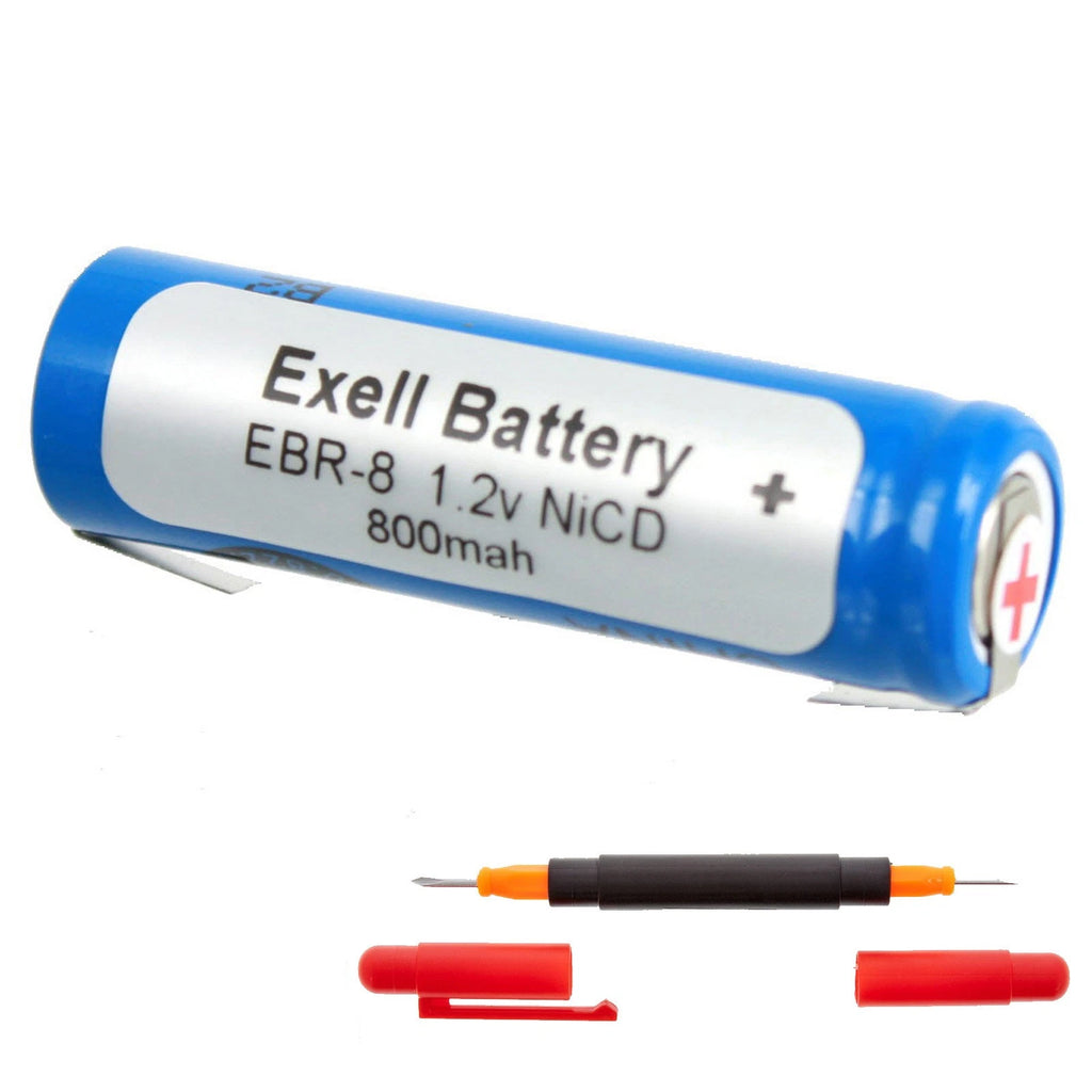 Exell 1.2V Razor Battery Compatible with Norelco 13810336 20XL 482213810633