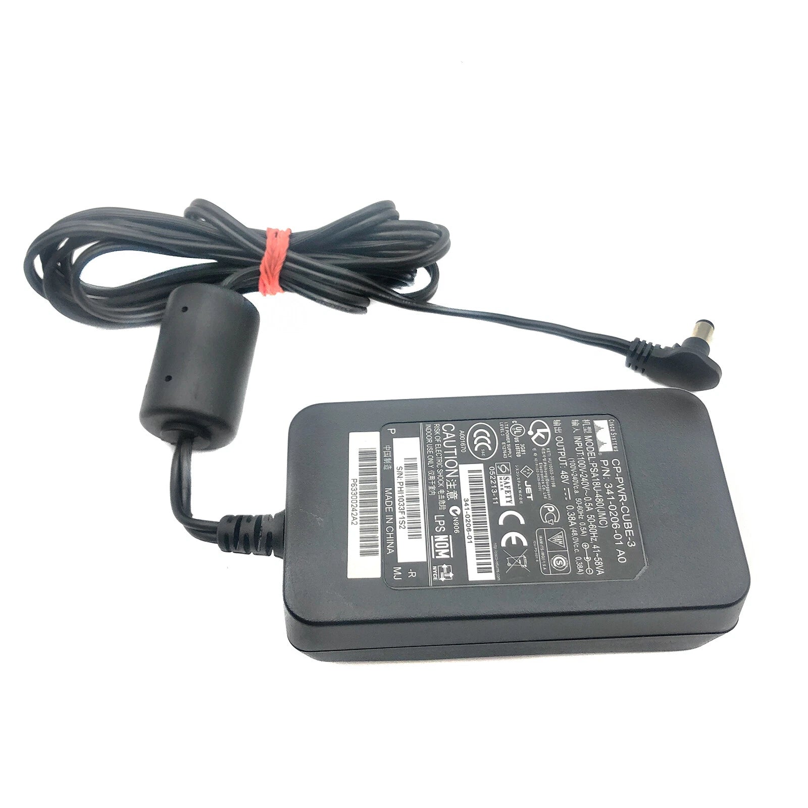 NEW Genuine Cisco AC Adapter 48V 0.38A 18W ADP-18PB Power Charger
