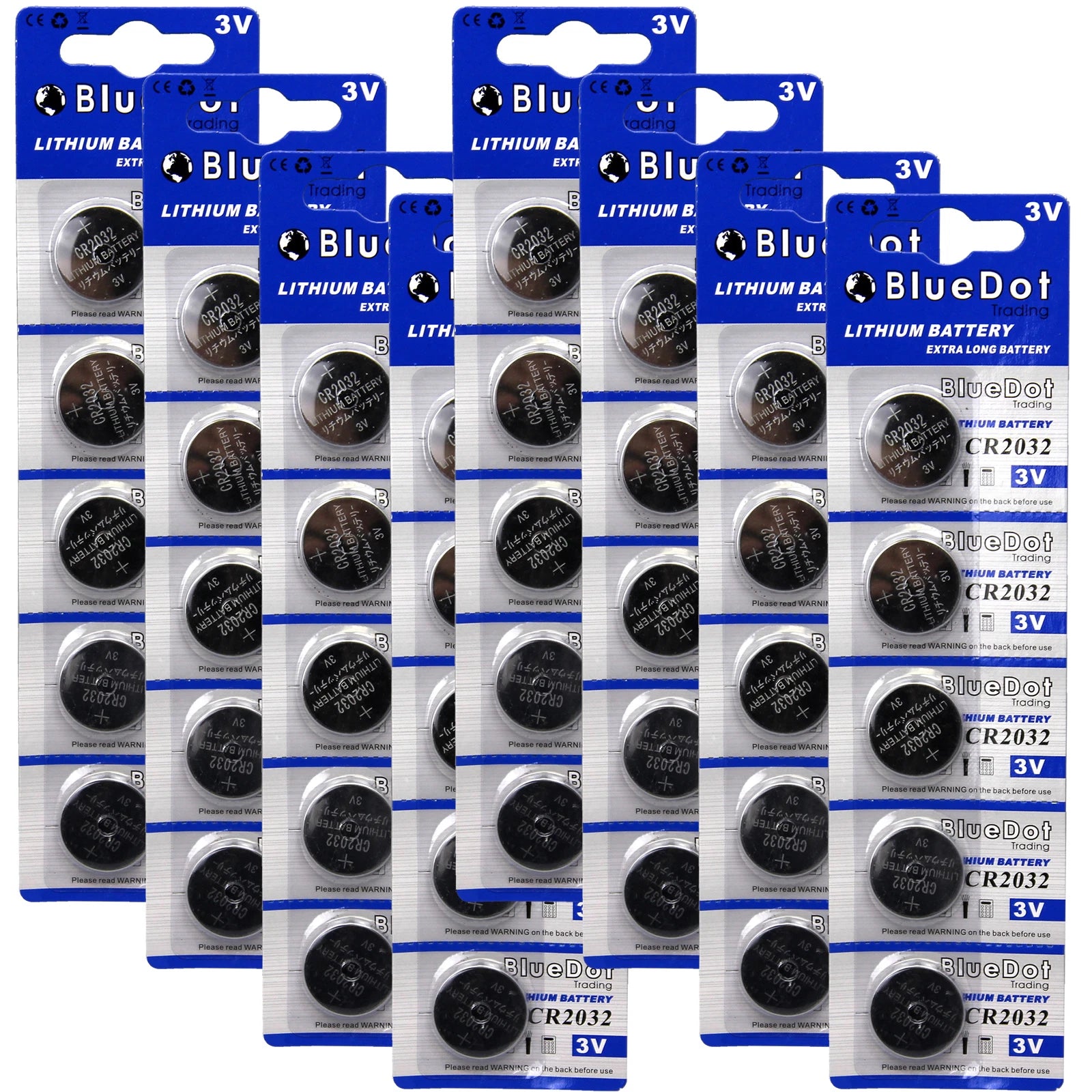 40-PACK 3V Button Cell CR2032 Lithium Battery for Scales Remote Watch Calculator