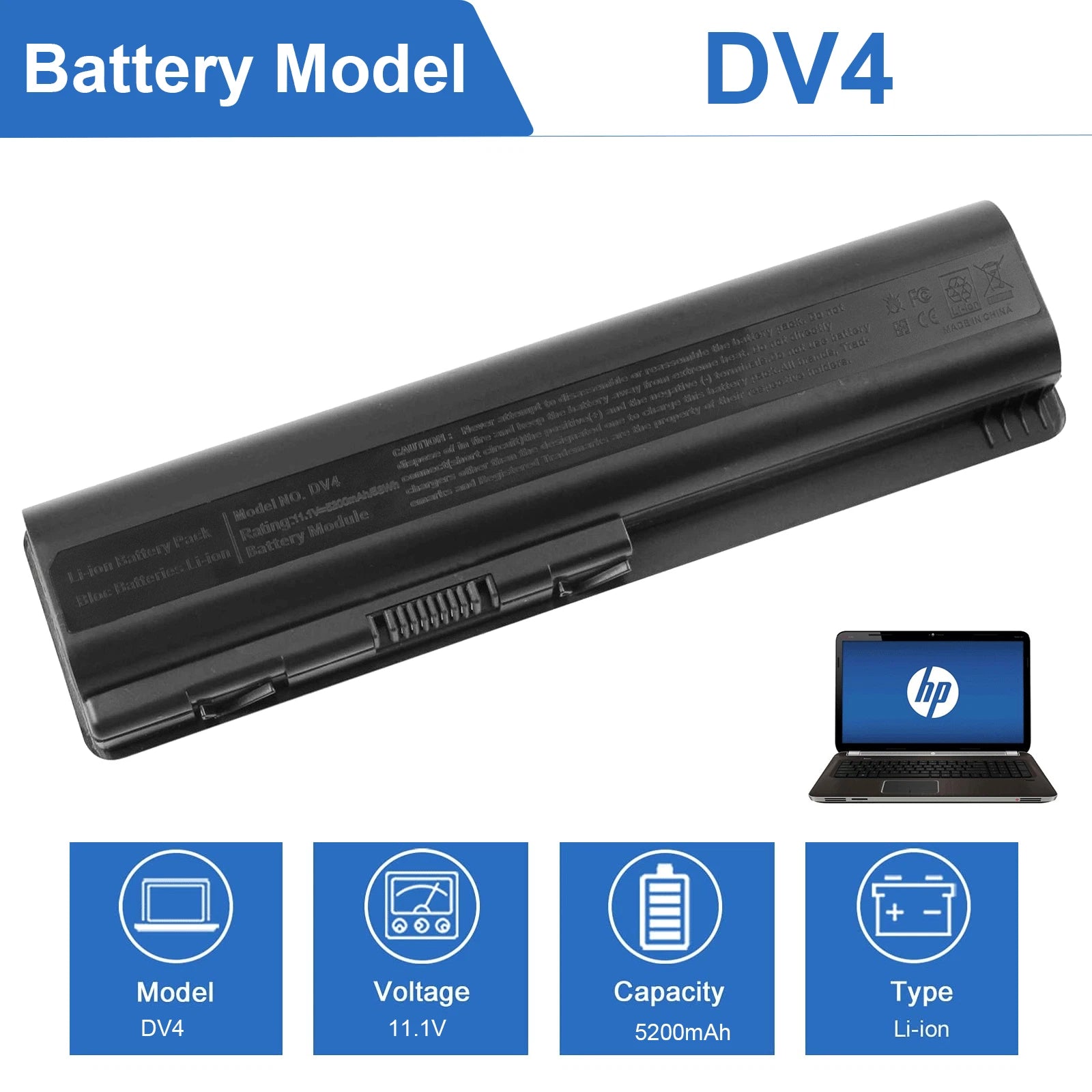 For HP G60-458DX Compaq Presario CQ60-615DX CQ60-211DX CQ60-210US CQ61 Battery