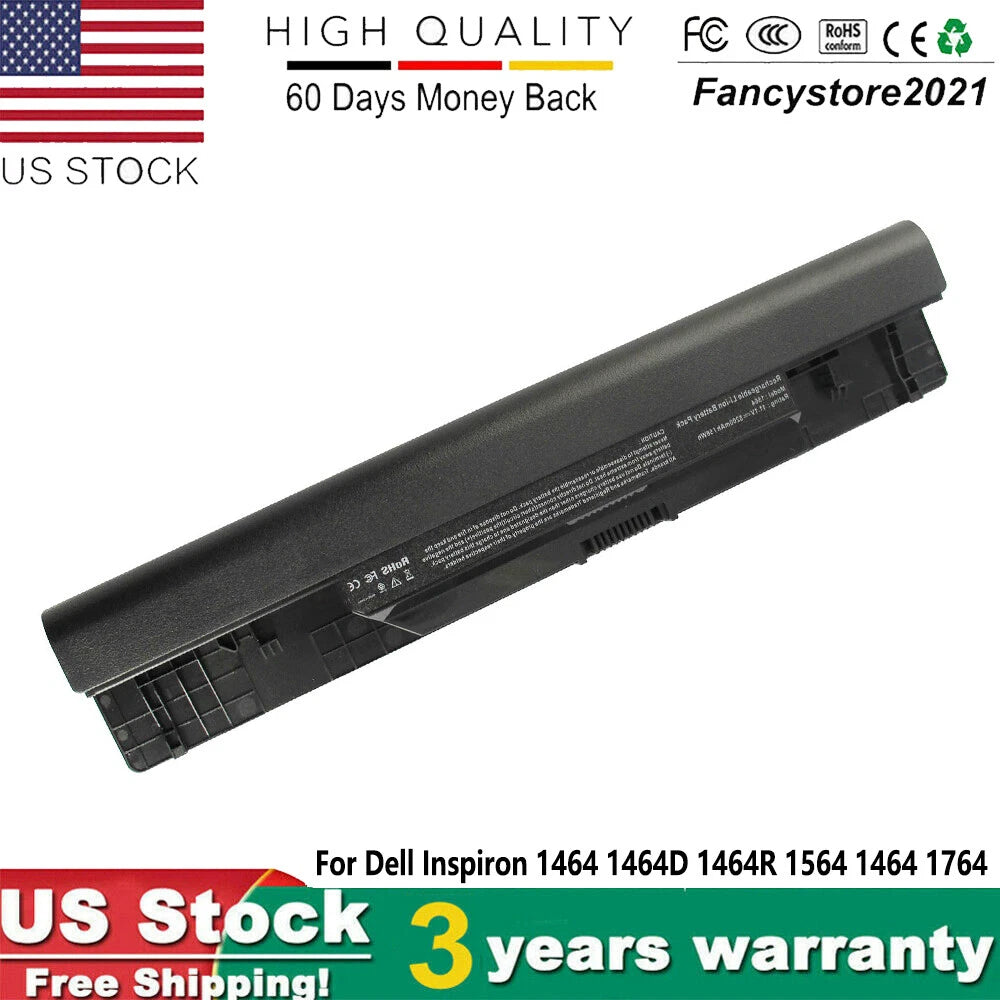 New Laptop JKVC5 Battery For Dell Inspiron 1564/1764 /1464 FH4HR P08F NKDWV P09G