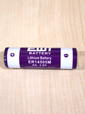 2 x EWT ER14505 AA 14505 3.6v lithium battery 2400mAH 2.4Ah Li-SOCI2 PKCELL