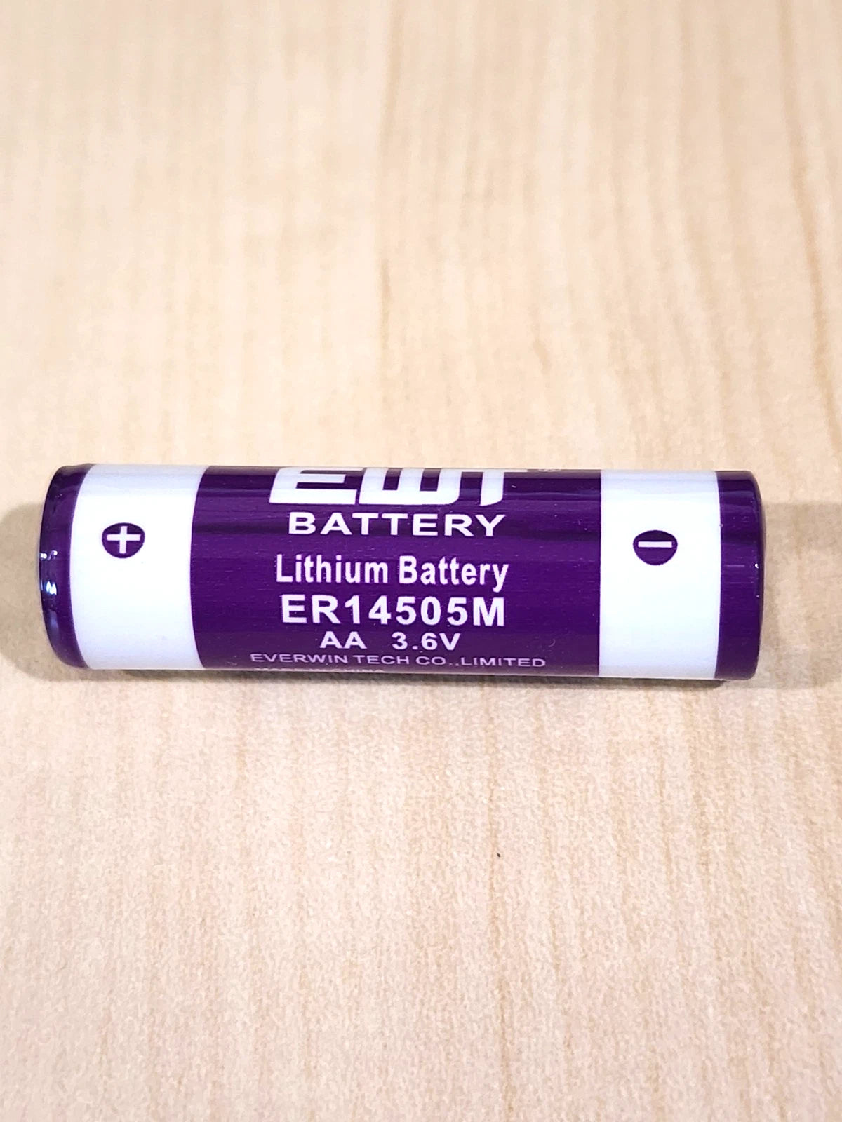 2 x EWT ER14505 AA 14505 3.6v lithium battery 2400mAH 2.4Ah Li-SOCI2 PKCELL
