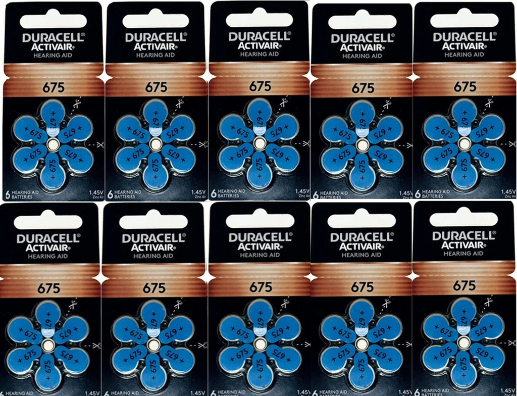 Duracell Size 675 Hearing aid batteries 12 to 120 Batteries