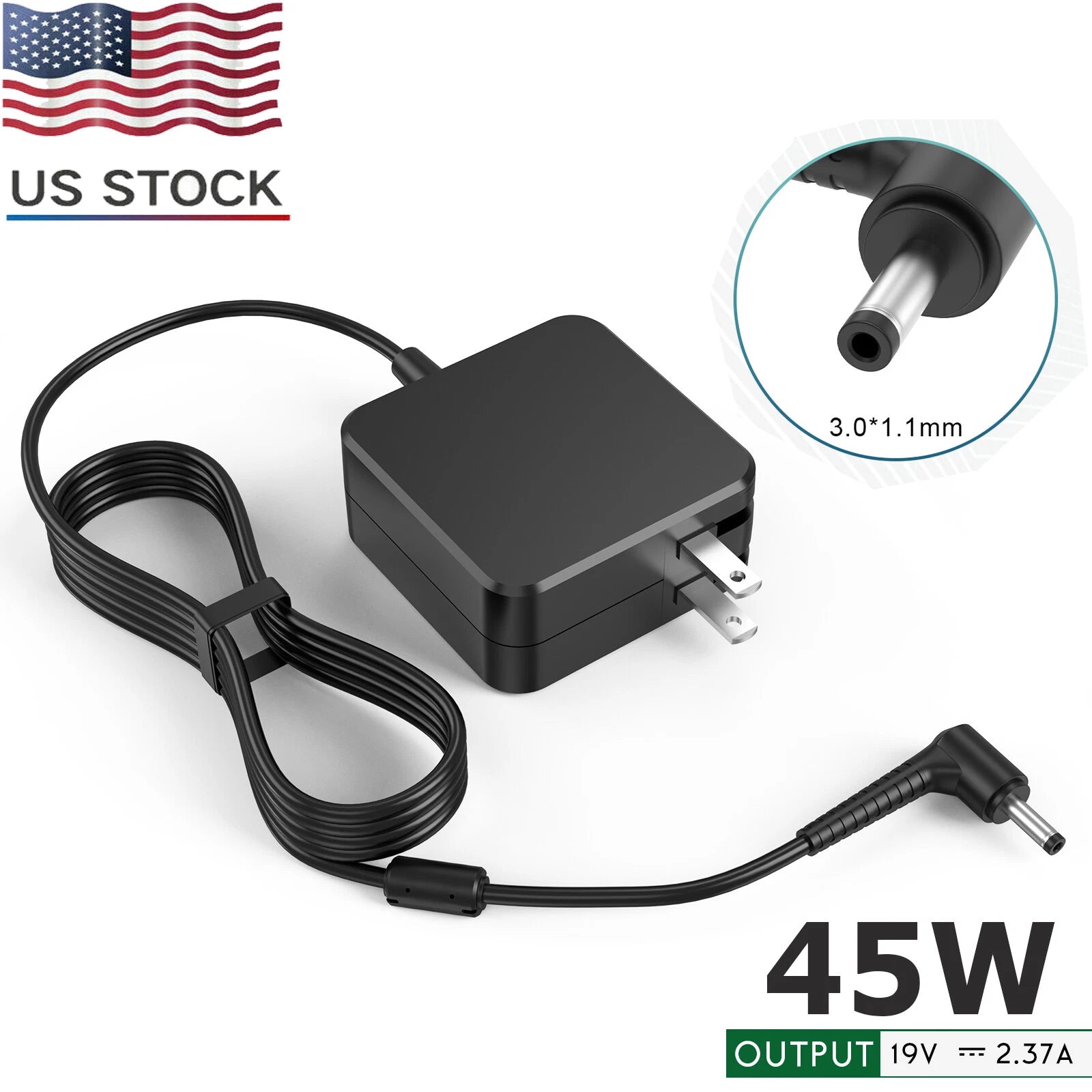 AC Adapter Charger for Acer Chromebook C720 C740 Aspire 1 5 Slim Power Supply