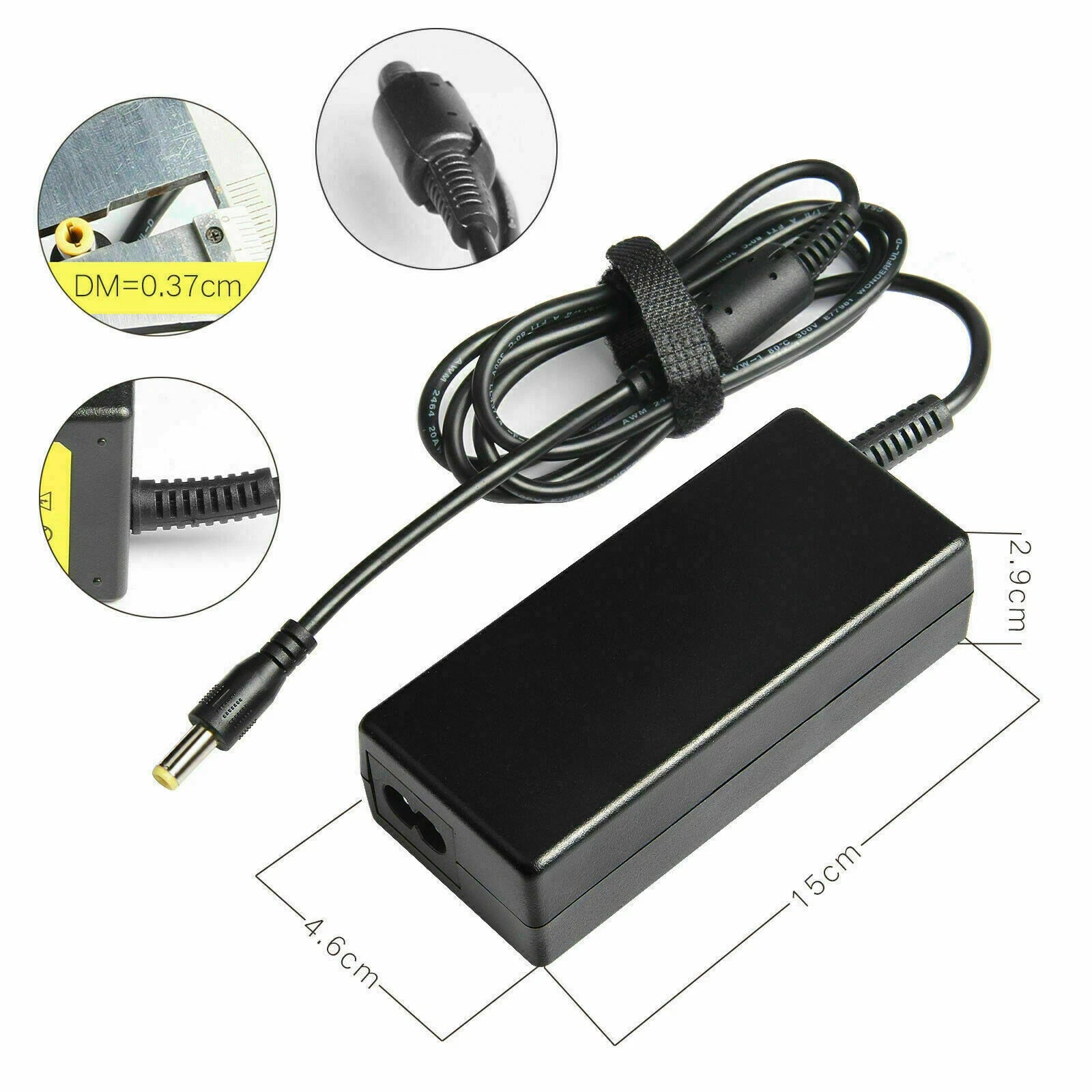 12V 5A Power Adapter + 8Way Split Cable For DVR CCTV Swann Lorex Defender System