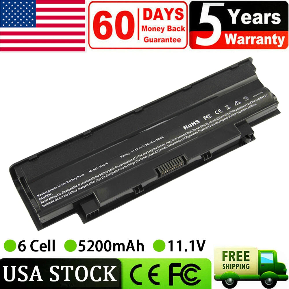 6-cell Battery for Dell Vostro 2520 3450 3550 3750 J1KND 8NH55 4YRJH Notebook PC