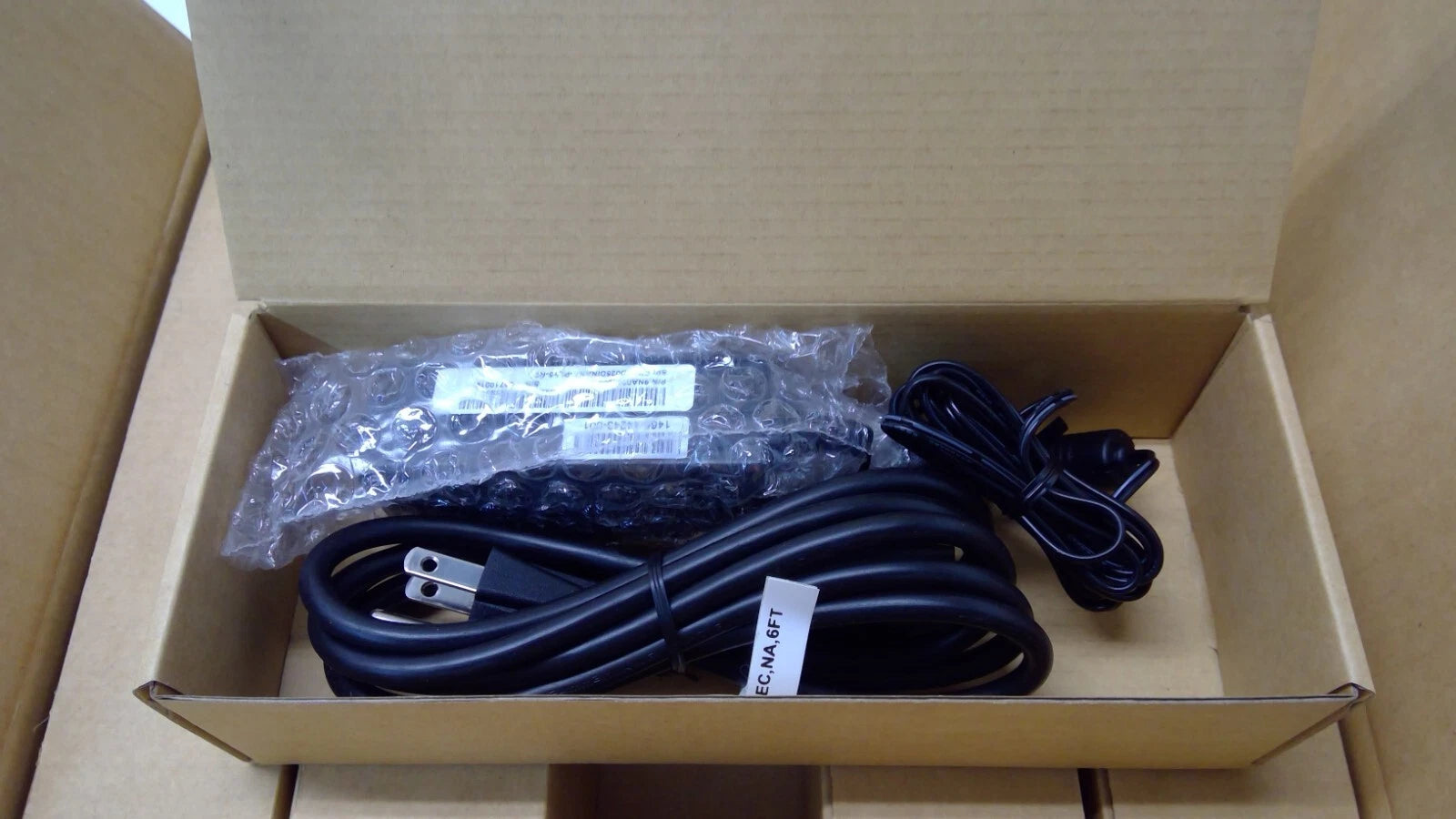 New Lot of 5 Polycom VVX 2200-48560-001 Power Adapter Kits 48V 0.52A