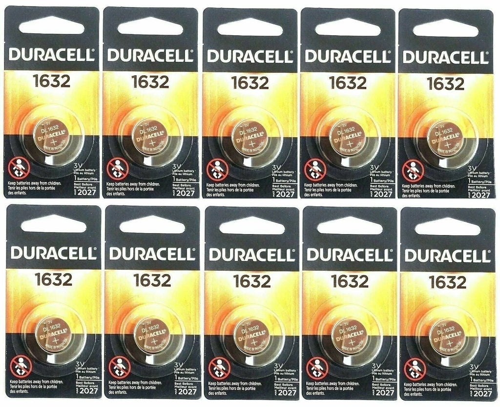 1 New Duracell CR1632 Lithium Coin Battery 3V DL1632 Exp 2026- USA Seller