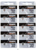 ENERGIZER 364/363 SR621W SR621SW (10 piece) BATTERIES Sealed Authorized Seller