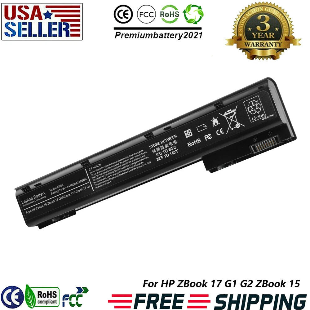 AR08XL Battery For HP ZBook 17 G1 G2 Series ZBook 15 Mobile Workstation AR08 PC
