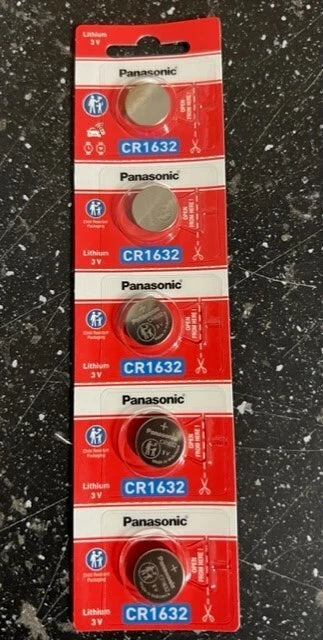 Lot of 50 Panasonic CR1632 1632 Lithium Battery 3V Coin Batteries Cell Exp-2032