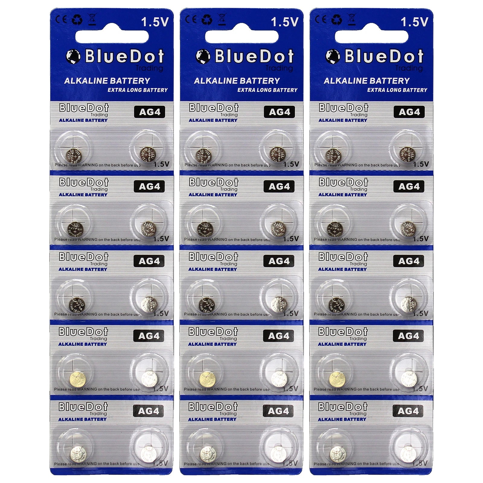 30-pieces BlueDot Trading AG4 SR626SW 626 377 LR626 SR626 626A Watch Battery USA