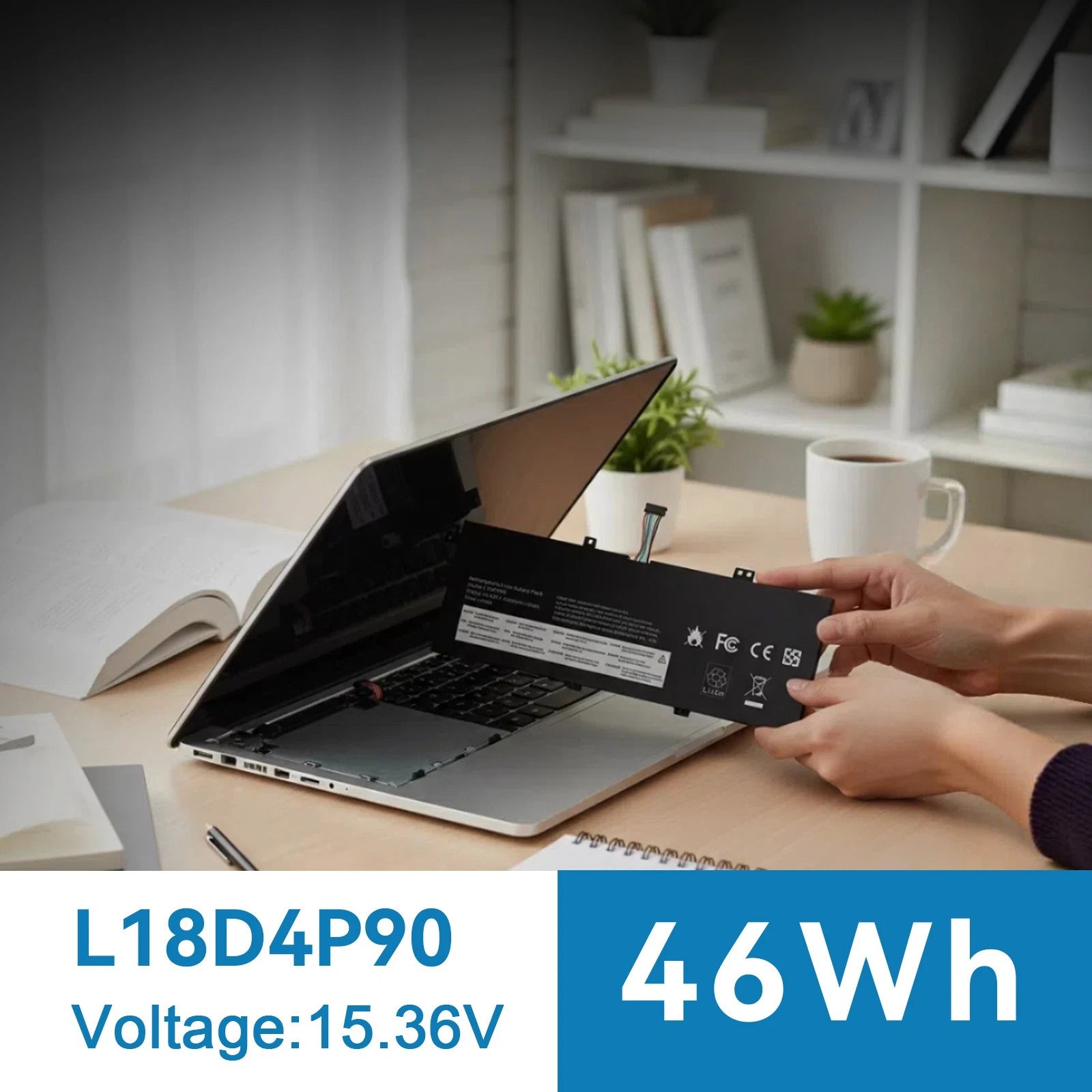 L18M4P90 Battery For Lenovo ThinkPad L13 Yoga 1st 2nd Gen L18C4P90 L18D4P90 46Wh