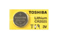 1 Toshiba CR2025 CR 2025 3V LITHIUM BR2025 DL2025 Battery