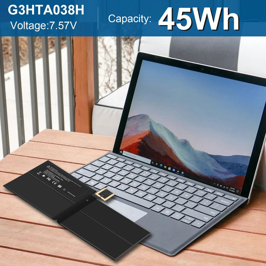 Battery G3HTA038H For Microsoft Surface Pro 5 6 Model 1796 1807 1809 DYNM02 45WH