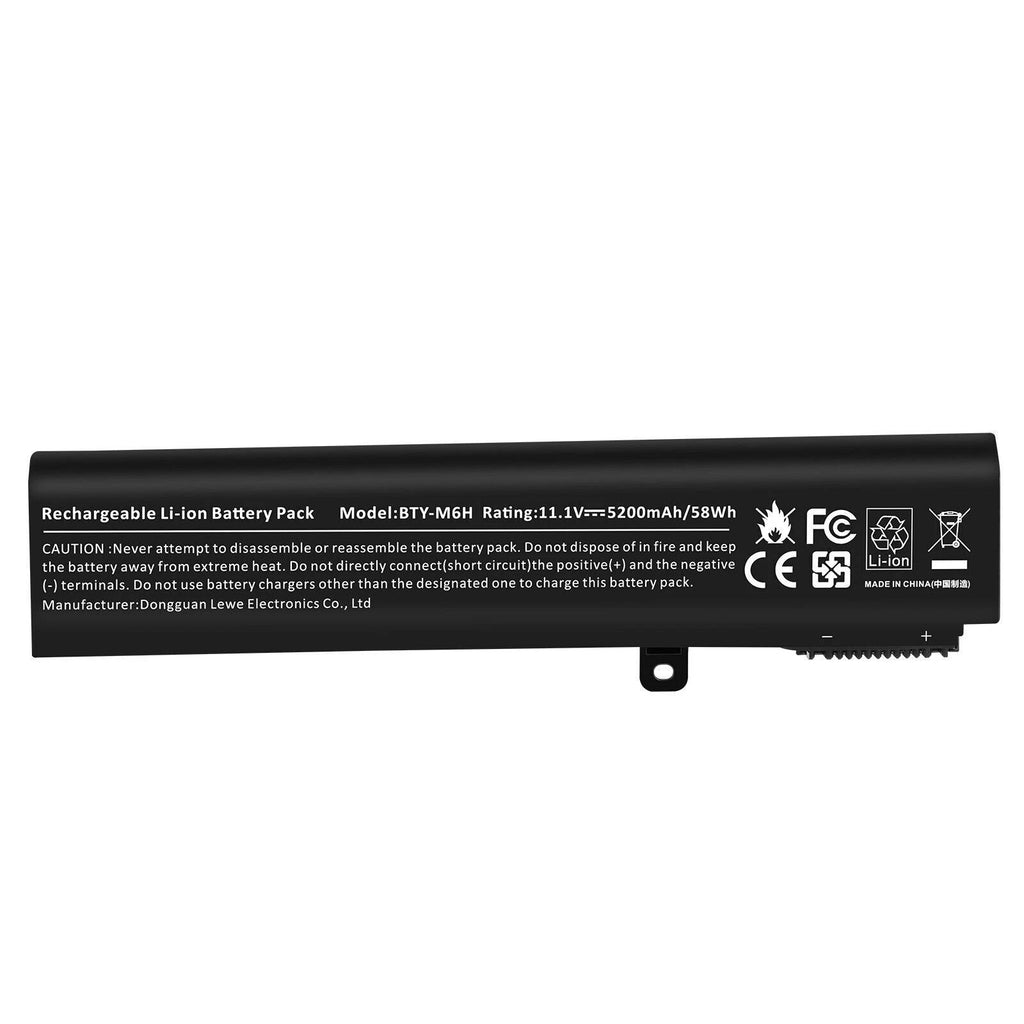 BTY-M6H Battery For MSI GE62 GE62VR GE63 GE72 GP62 GP72 GL62 GL72 GP63 GE75 PE70