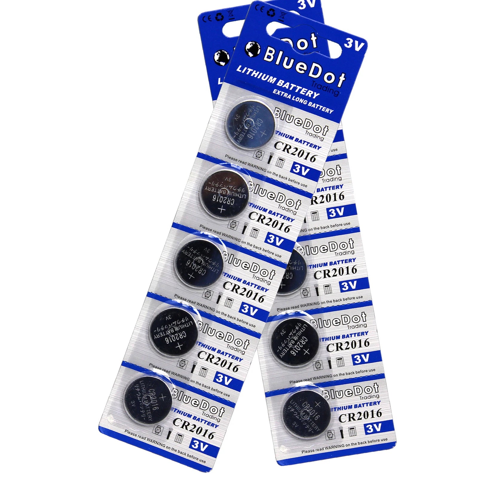 New 10 PCS Lithium Maganese Batteries 3V 3 Volt CR2016 - Quick & Free Shipping