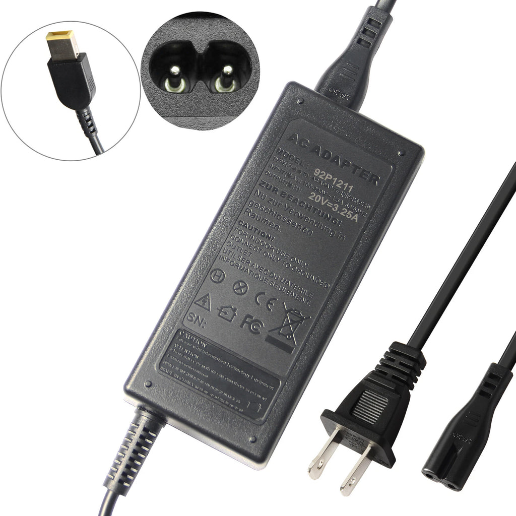 20V 65W AC Adapter Charge for Lenovo X240 X240S T440 T440P T440S Power Supply
