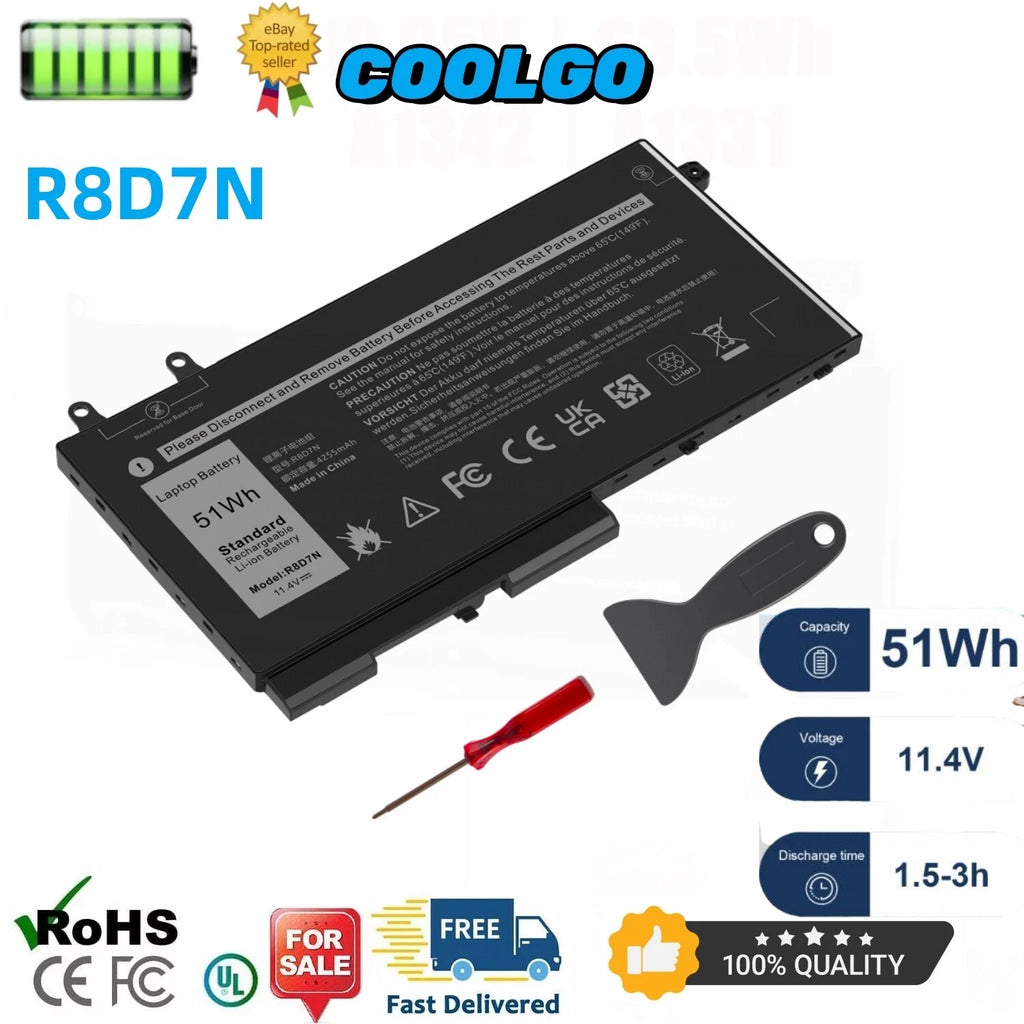 ?LOT R8D7N Battery For Dell Precision 3540 3550 Series Latitude 5400 5500 E5400