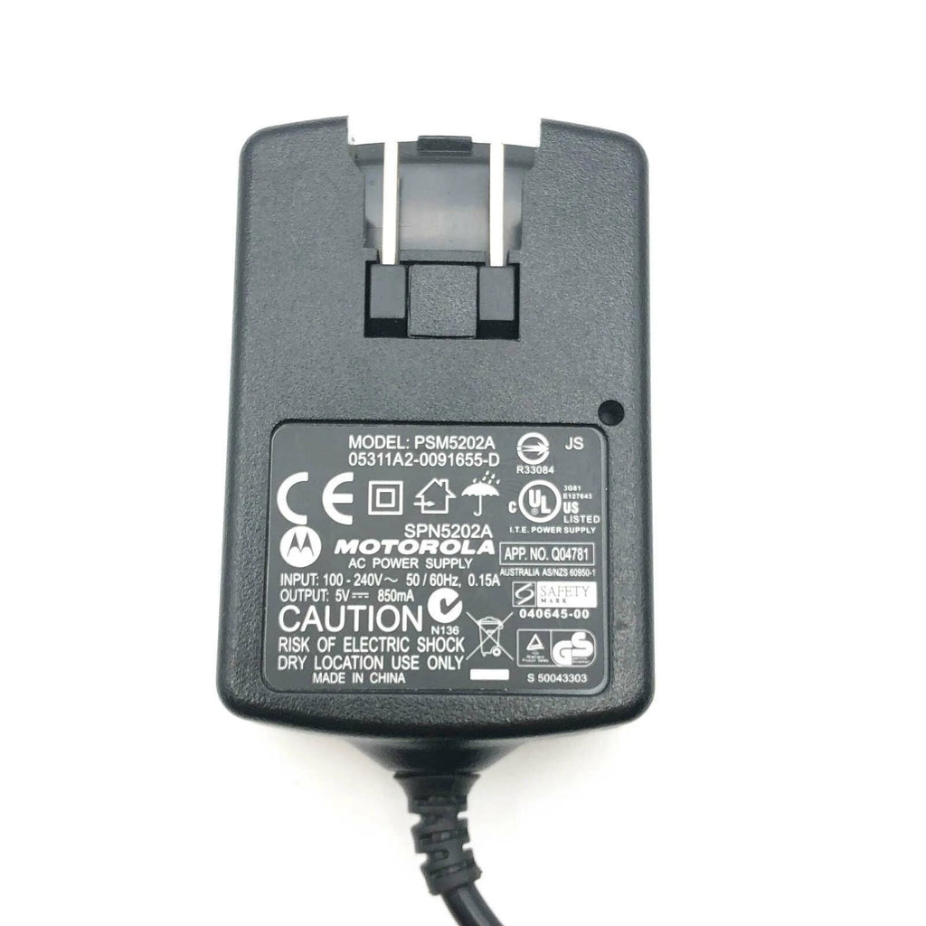 New Genuine Motorola PSM5202A USB-mini AC Wall Adapter Power Supply 5V 0.85A OEM