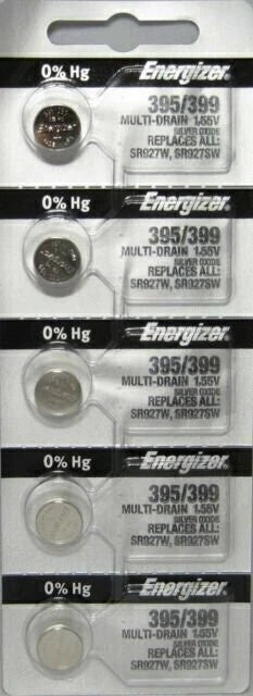 4 PCS 395 Energizer SR927W Watch battery 395/399 SR927SW