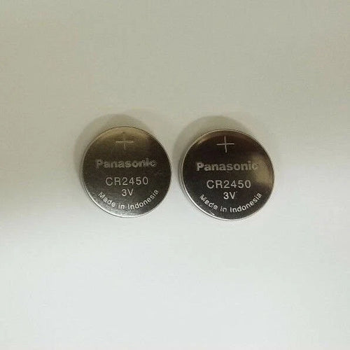 **FRESHLY NEW** 2x Panasonic CR2450 Lithium Battery 3V Coin Cell Fresh Exp