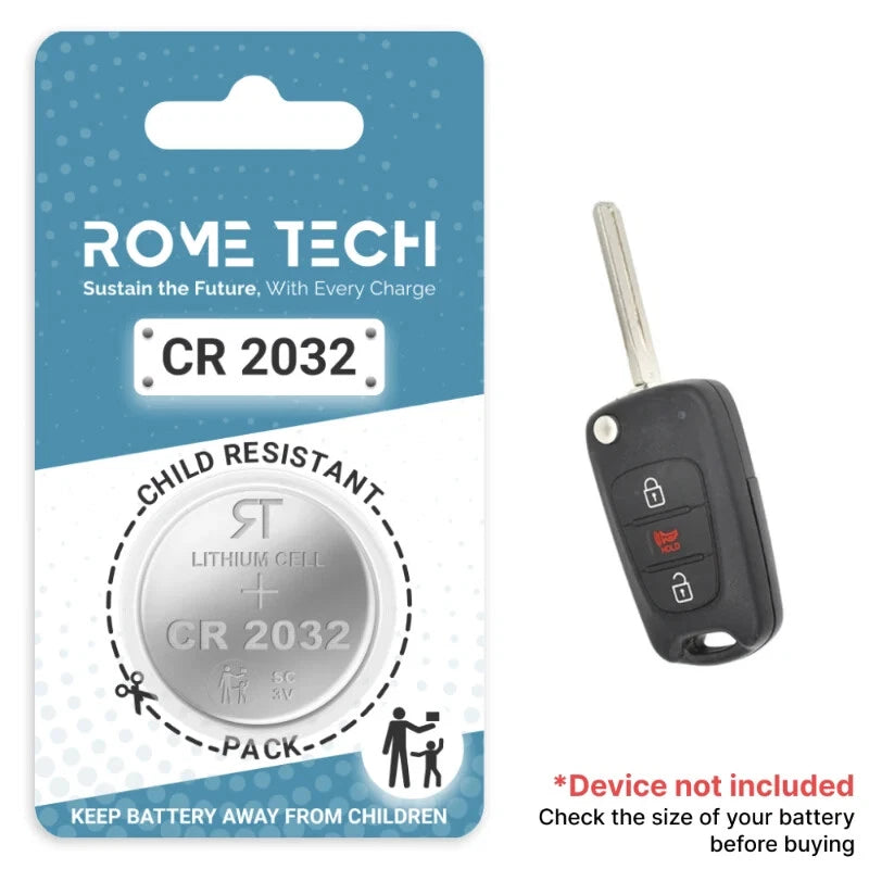 Key Fob Battery Replacement for Kia Rio 2020 2019 2018 2017 2016 2015 - 2010