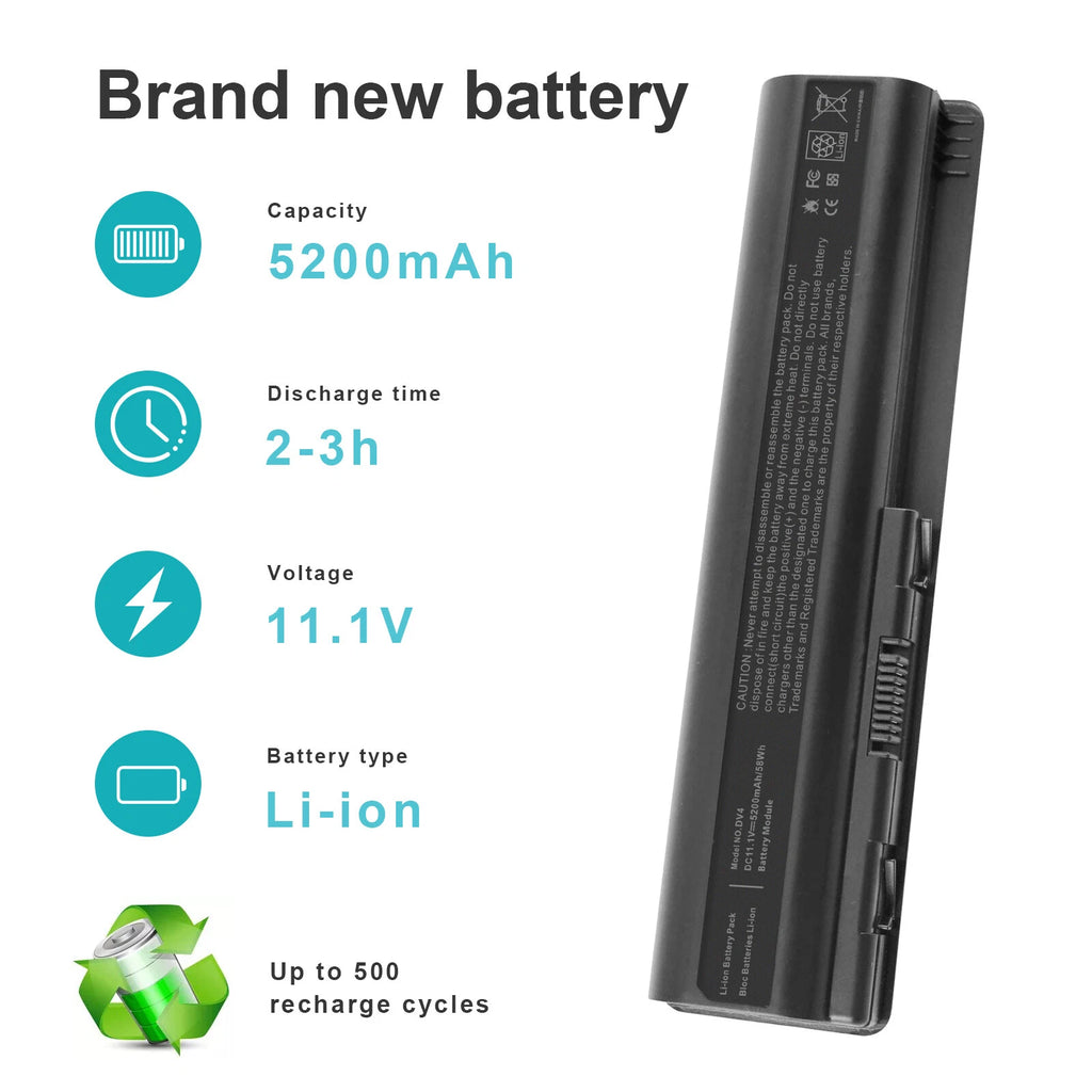 6CELL Battery for HP G71-449WM G71-345CL G71-329WM G61-327CL G61-429WM G71-340US
