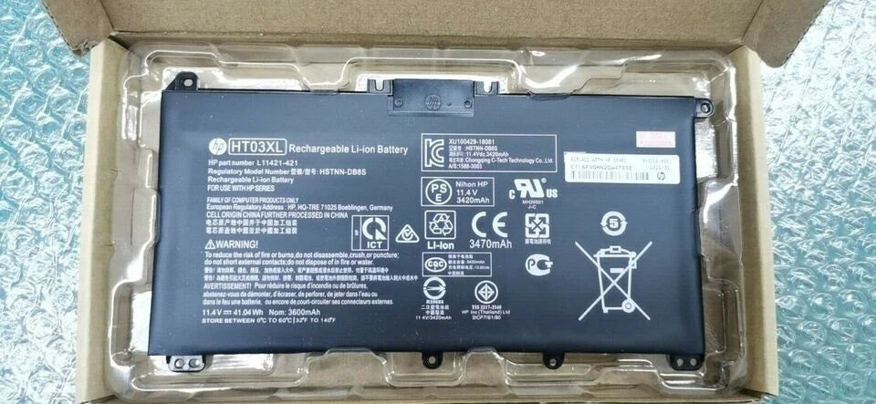 Genuine HT03XL Battery for HP Pavilion 15-CS 15-DA L11421-2C2 L11119-855 OEM