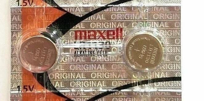LR1130 Maxell 189 (2 piece) 389 LR54 SR1130SW AG10 New Alkaline Battery