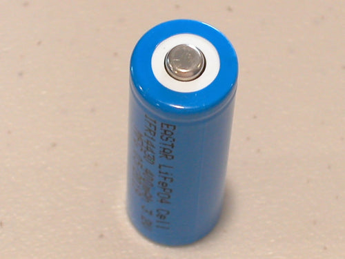 1 pc 14430 3.2v LiFePO4 RECHARGEABLE BATTERY 400mAh solar lights b.top mfg 08/24