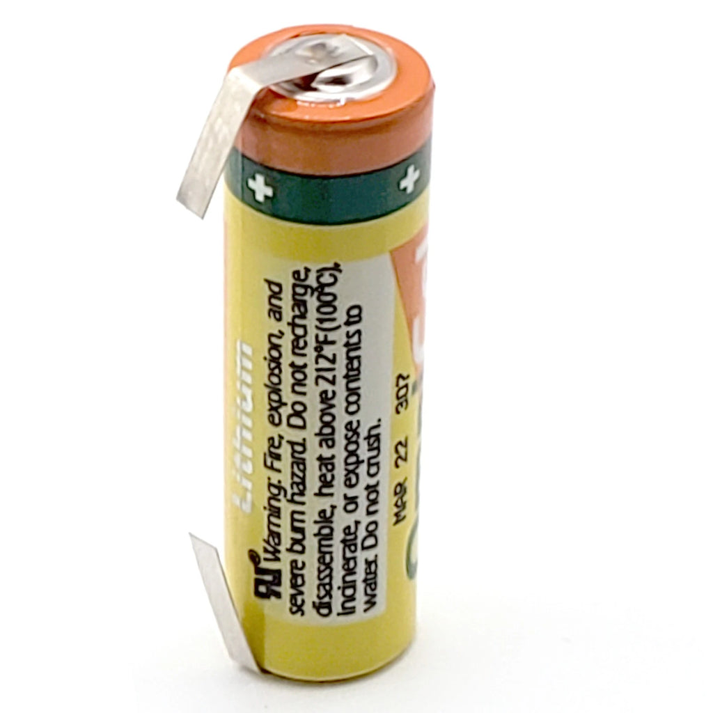 OmniCel ER14505HD 3.6V AA Lithium Battery w/ Tabs Sensors Detectors