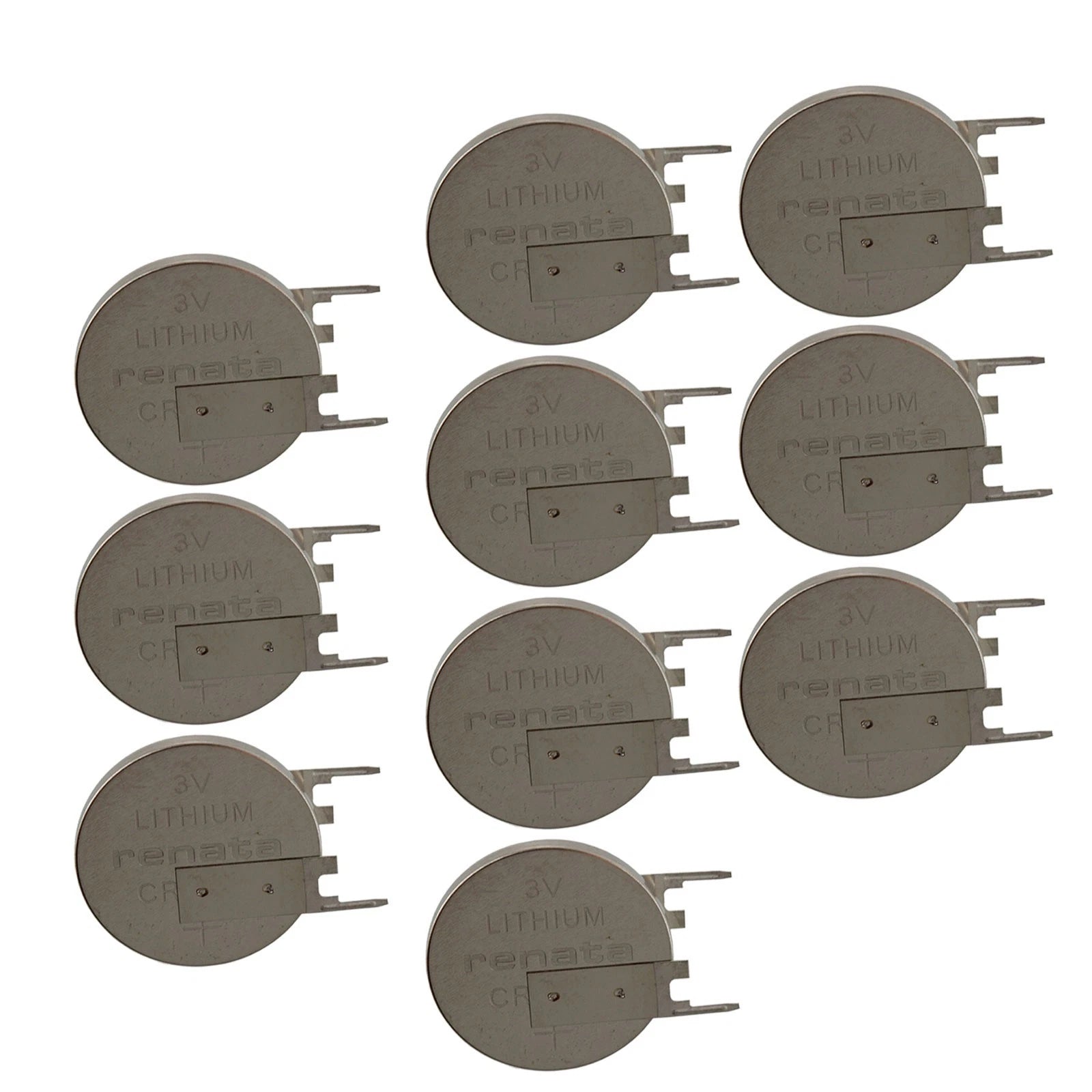 10x CR2032FV-MFR 3V Lithium Coin Battery VERT 2-PIN for IBM Compaq NEC PC
