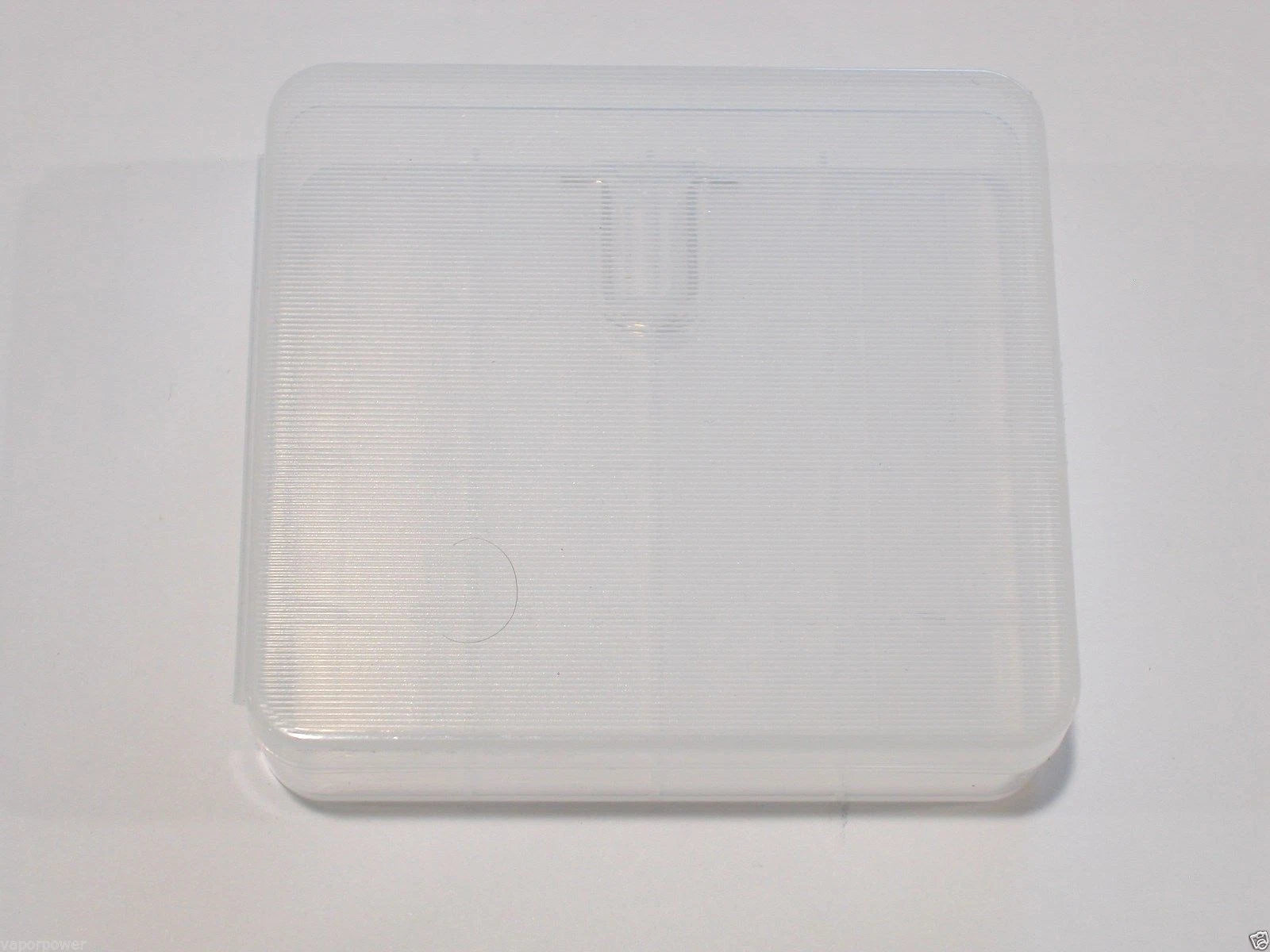 1 pc Clear Hard Plastic Case Holder Storage Box For 4 x 18650 Battery (4 bay)