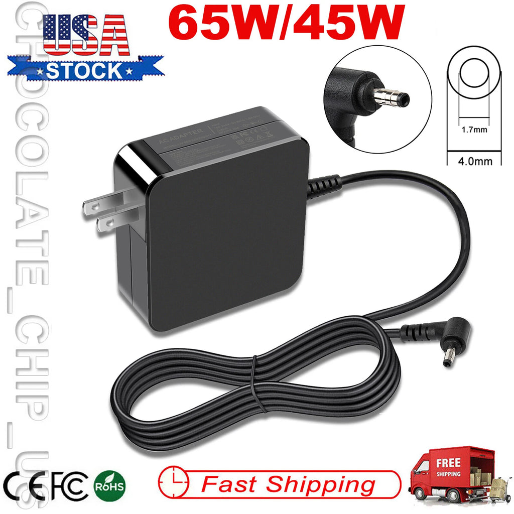 45W 65W AC Adapter Power Supply Charger for Lenovo IdeaPad 310 320 330 Laptop