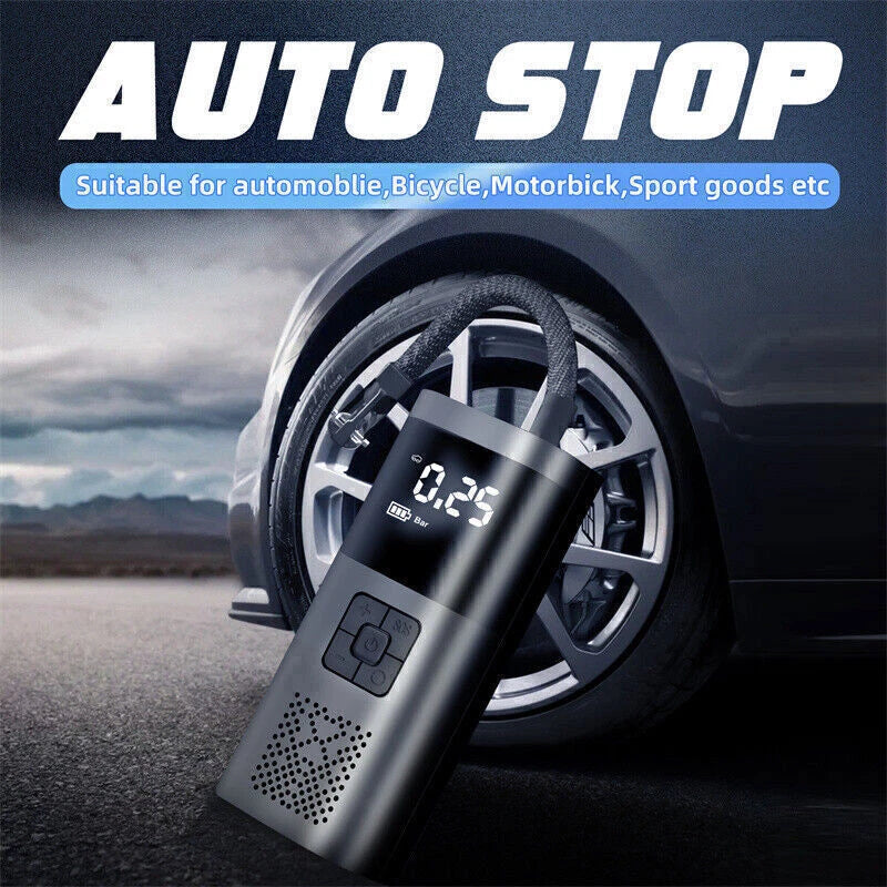Portable Digital Air Compressor 150PSI Electric Auto Pump Tire Inflator Car SUV