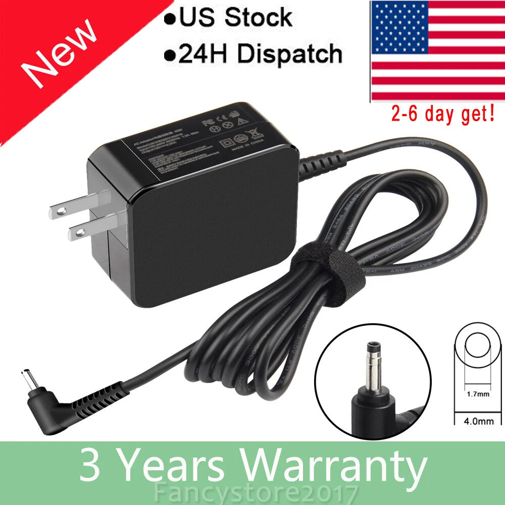 For Lenovo Ideapad 110-15ACL, 110-15ISK AC Power Charger Adapter 45W 20V DF