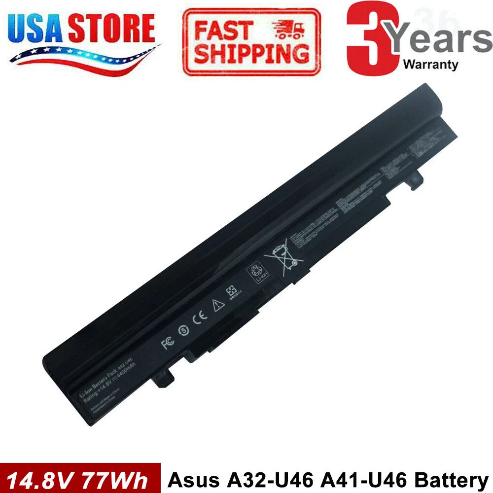 8 CELL A42-U46 Battery for ASUS U56 U46 U46E U46J U46S U56E U56J U56S COOL