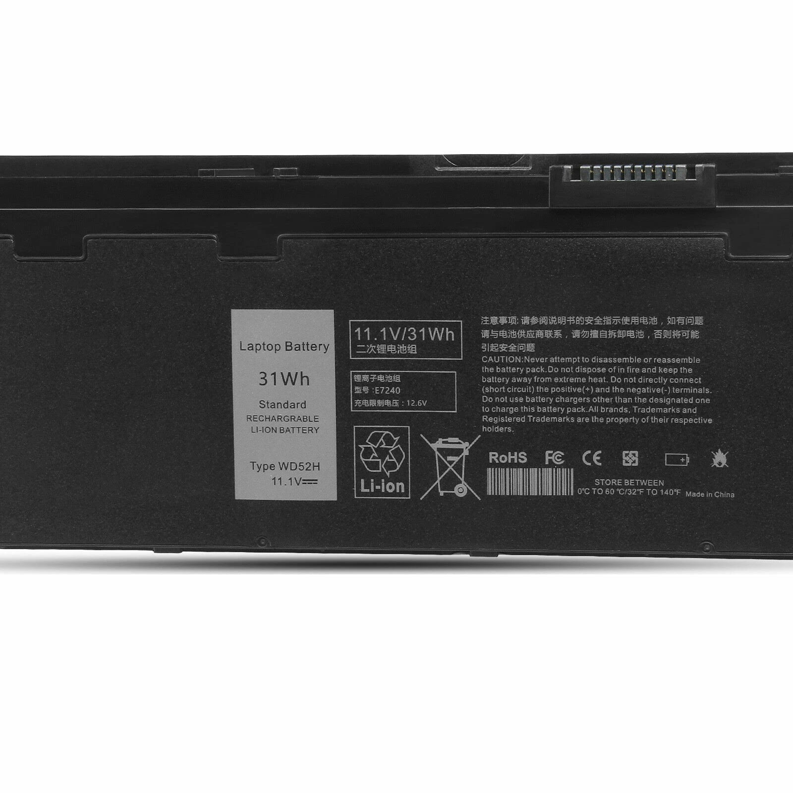 Battery For DELL Latitude E7240 E7250 Ultrabook GVD76 WD52H KWFFN VFV59 HJ8KP