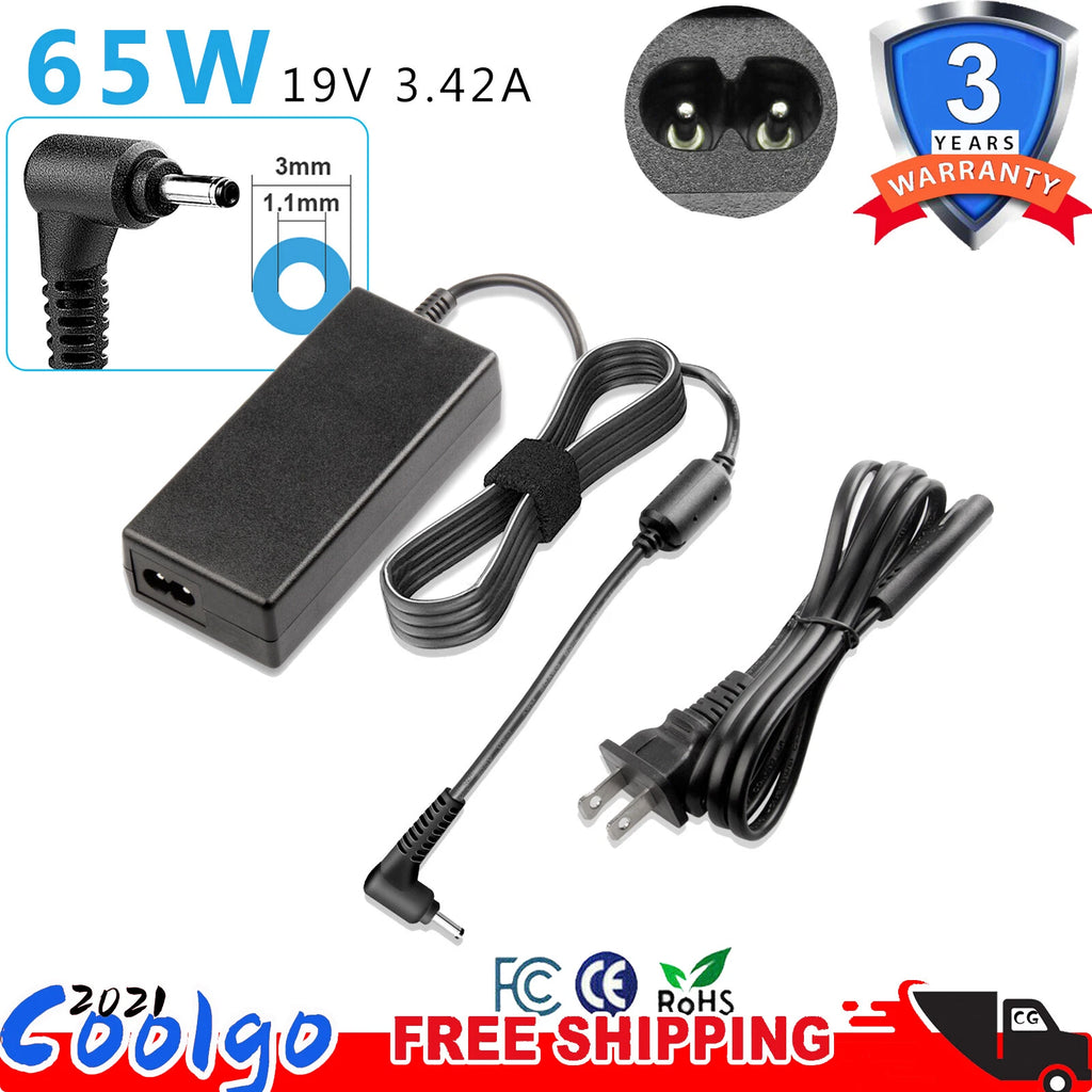 65W N15Q8 N15Q9 Laptop AC Adapter Charger for Acer ChromeBook C720 C720P R11 R13