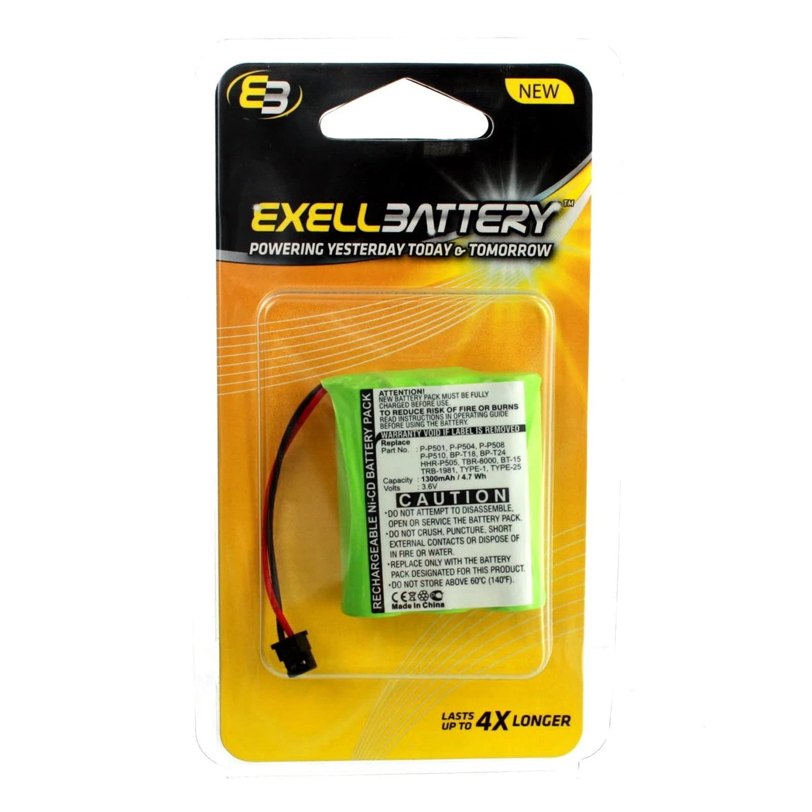 Cordless Phone Battery Replaces P-P501 KX-A36 AE255 CP1155 USA SHIP NO SALE