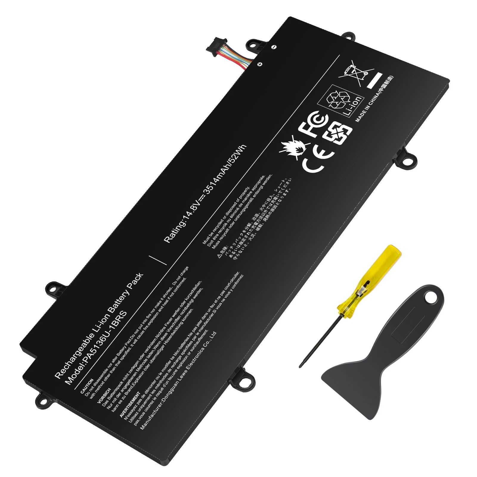 ?NEW Battery PA5136U-1BRS 4ICP5/64/84 for Toshiba Portege Z30-A Z30-B Z30-AK03S