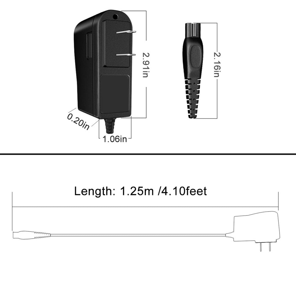 AC Adapter Charger for Philips Norelco 7310XL 7315XL 7325XL Shaver Power Supply