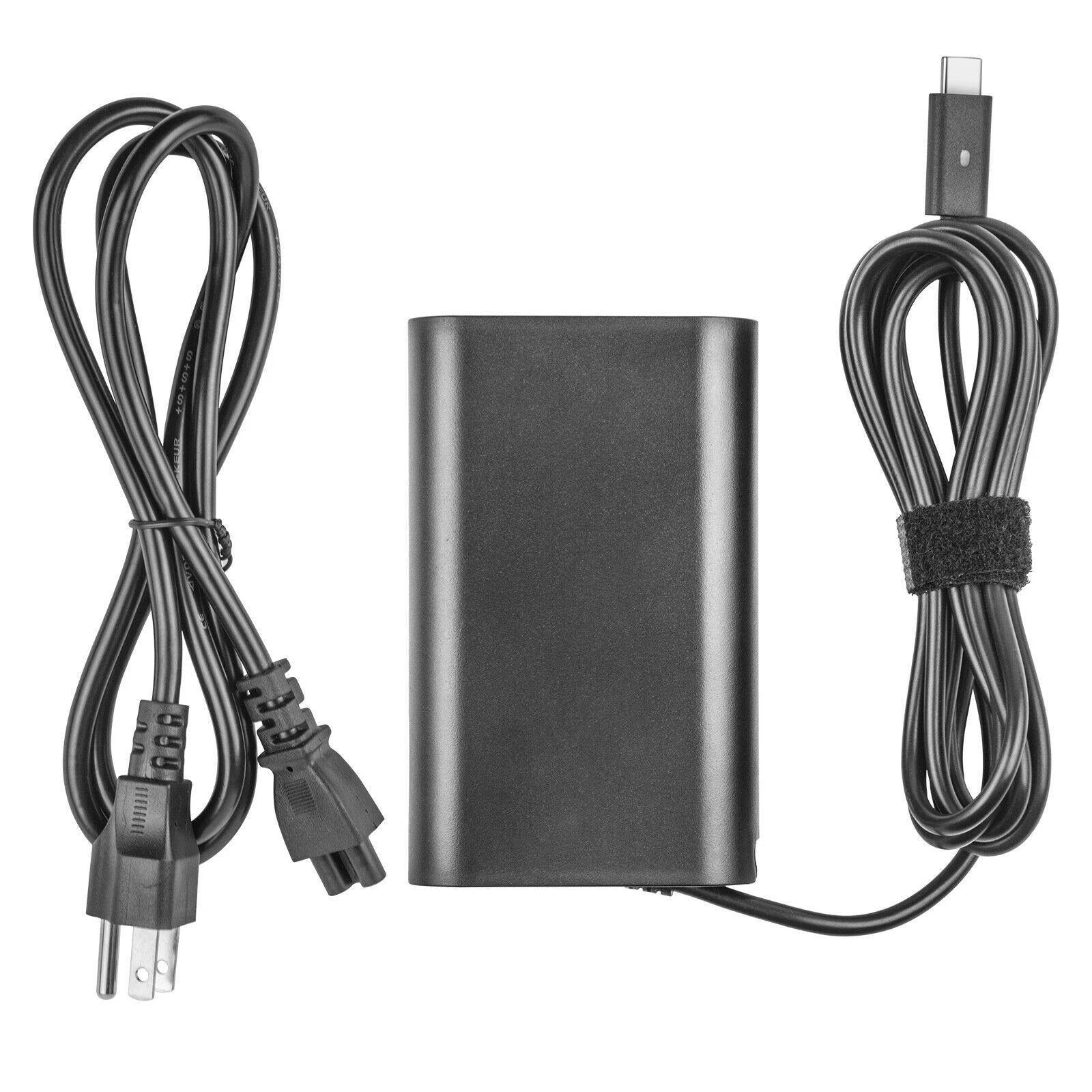 65W Type C USB C Charger Power Adapter for Dell VENUE 10 PRO 5056 24YNH Laptop