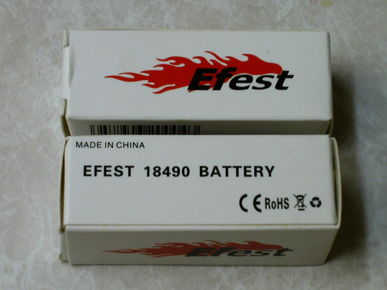 1 pc EFEST IMR 18490 LI-MN 1100mAh HIGH DRAIN RECHARGEABLE Battery 3.7v Flat top