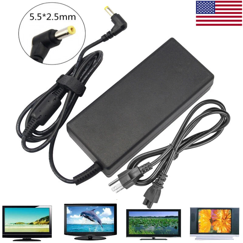 12V AC Adapter Charger For BenQ AOC HP LED LCD Monitor Charger Power Supply Cord